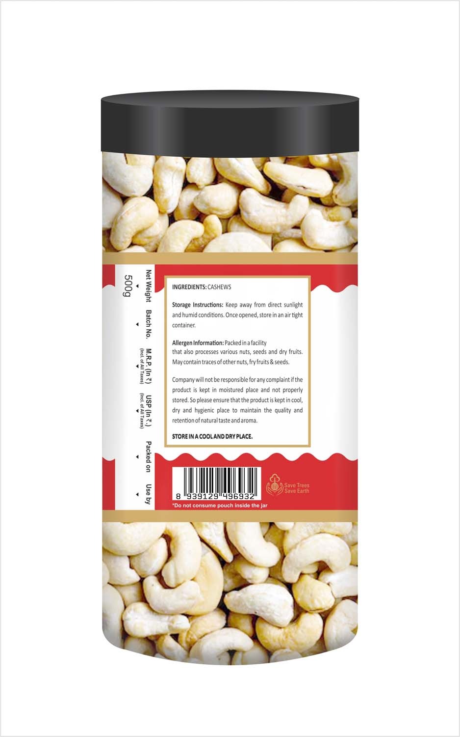 Agrofeast Cashews - 500g