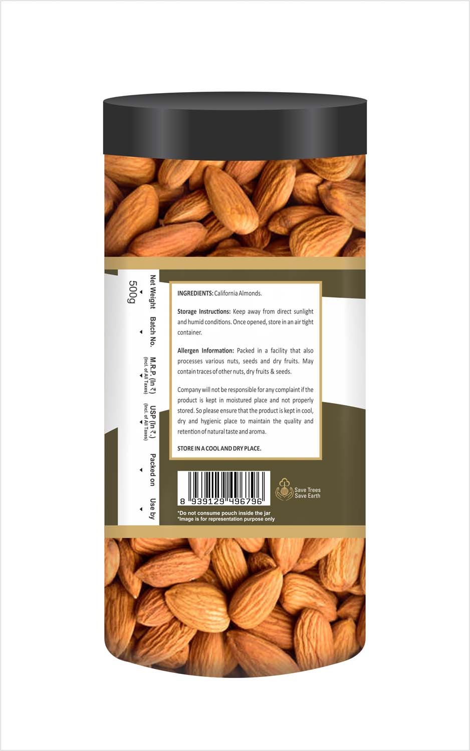 Nutrana California Almond - 500g