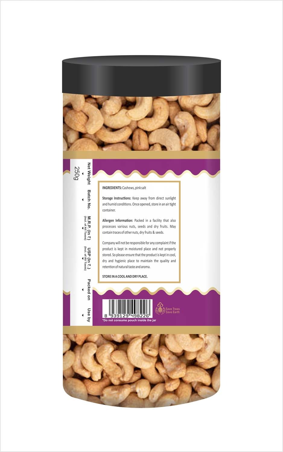 Agrofeast Roasted Cashew - 250g