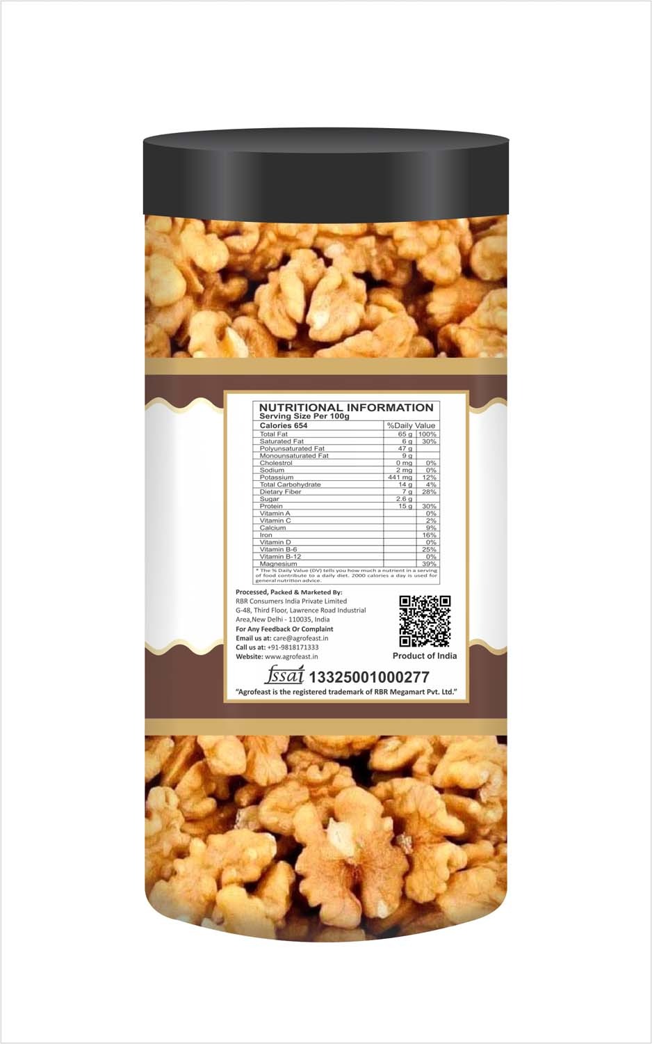 Agrofeast Walnut American Chile - 250g