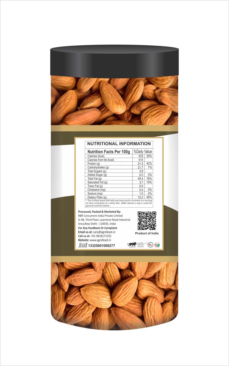 Nutrana California Almond - 500g
