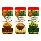 Agrofeast Peri Peri / Cheese Herbs / Pudina wala  Makhana (80g x3)